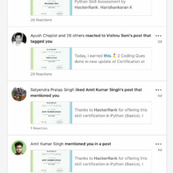 LinkedIn Certificate Notifications - Page 2