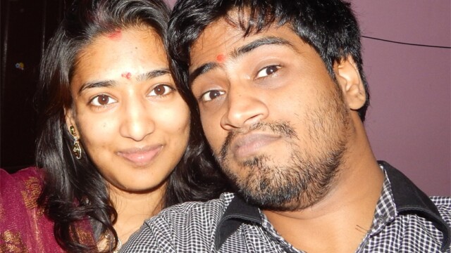 Trying hard not to blink!